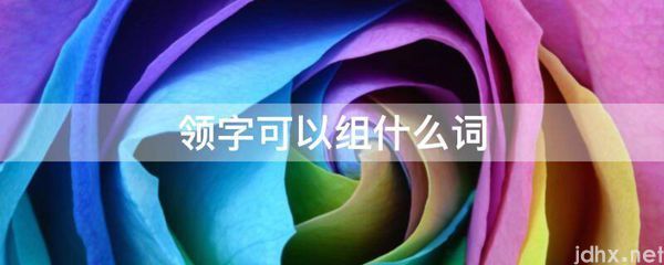 领字可以组什么词(图1)