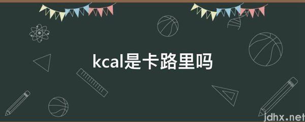 kcal是卡路里吗(图1)