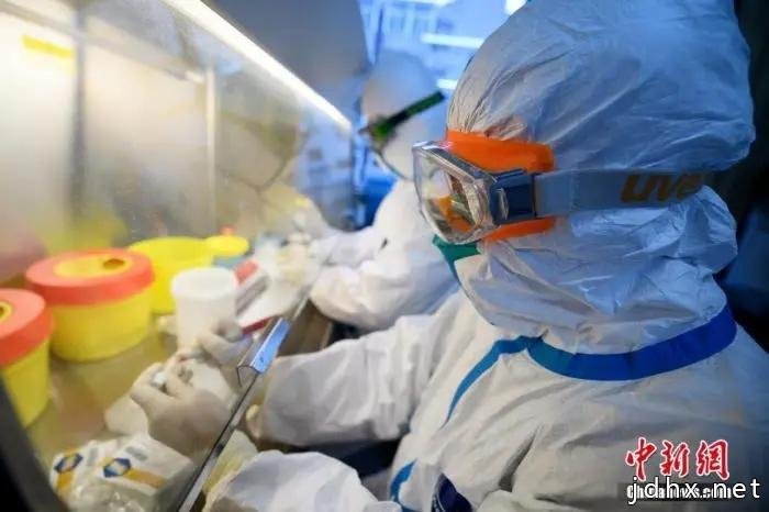 资料图：微生物检验科的工作人员在实验室内将样本进行核酸检测。中新社记者 韦亮 摄