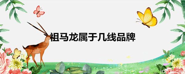 祖马龙属于几线品牌(图1)